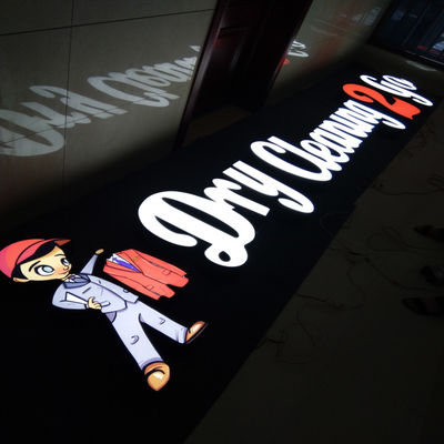 Işık Kutusu Şekli Reklam Kanalı Mektup İşareti UV Baskı 3D Aydınlatmalı UL