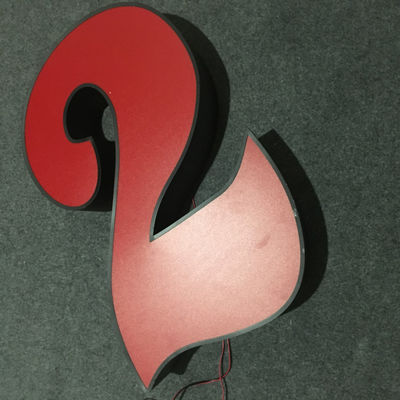 Işık Kutusu Şekli Reklam Kanalı Mektup İşareti UV Baskı 3D Aydınlatmalı UL