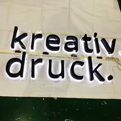 Mat Metal Arkadan Aydınlatmalı Mektup Burcu 50000 Saat Ömür Boyu