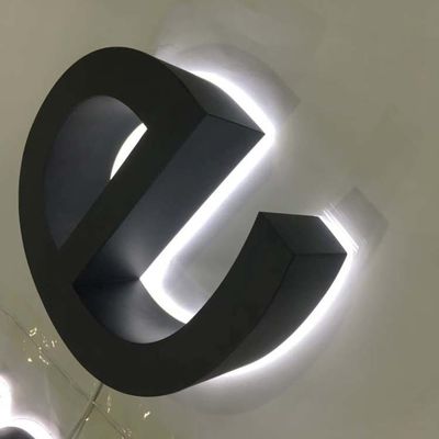 Mat Metal Arkadan Aydınlatmalı Mektup Burcu 50000 Saat Ömür Boyu