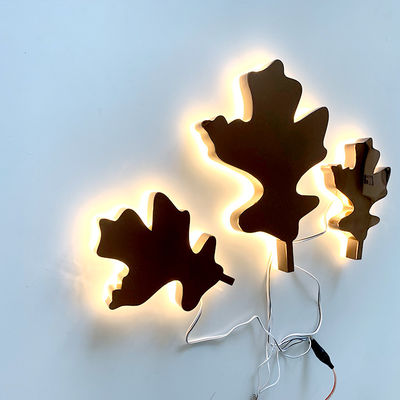 Gül Altın Ayna Arkadan Aydınlatmalı Paslanmaz Çelik Harfler Anti Pas Arkadan Aydınlatmalı Metal İşaret