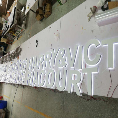 Restoran Arkadan Aydınlatmalı Mektup Burcu 2-20cm Derinlik Akrilik Led Glow Tabela