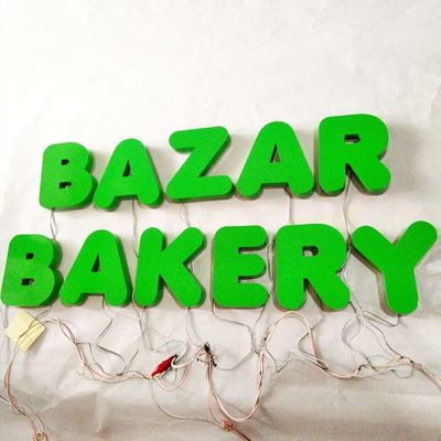 İş İçin Açık 3D Işıklı Led Arkadan Aydınlatmalı Harf Işareti Logosu