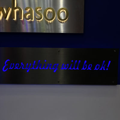 Mağaza Kahve Dükkanı Led Tabela Arka Aydınlatma Mor Aydınlatma CE RoHS