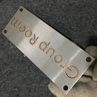 Ofis Odası Adı Modern Ev Numarası Işareti Işıksız