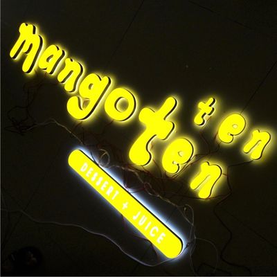 Reklam Shopfront LED Akrilik Harfler Tabela 12VDC