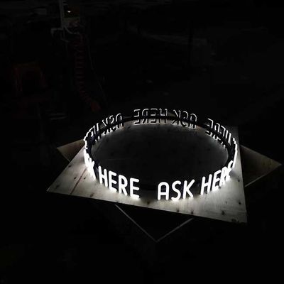 Restoran Otel İçin 6500K Led Kanal Mektup İşareti Önden Yaktı