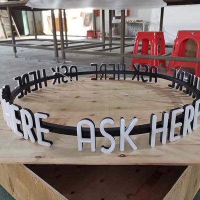 Restoran Otel İçin 6500K Led Kanal Mektup İşareti Önden Yaktı