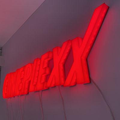 Açık Hava Mağazası Işıklı LED Akrilik Harfler İşaretler 12V DC