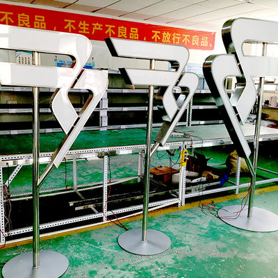 SMD5050 Led Akrilik 3D Harf Işareti Bağlantısız 50000 Saat Çalışma