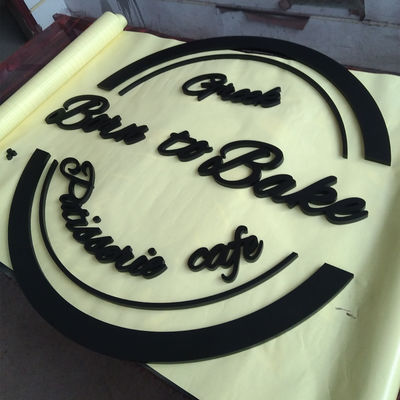 Akrilik 3D Harf İşareti Işıksız İş Logosu Duvara Monte Logo İşareti Harfleri