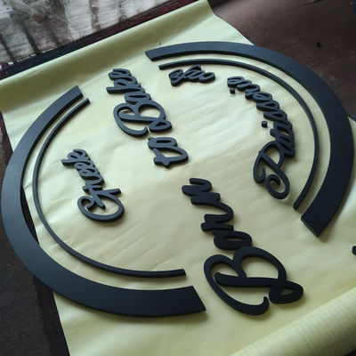 Akrilik 3D Harf İşareti Işıksız İş Logosu Duvara Monte Logo İşareti Harfleri