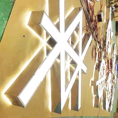 Paslanmaz Çelik Logo Olaylar İçin Dev Işıklı Harfler İşaretler CE ROHS