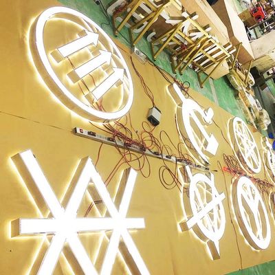 Paslanmaz Çelik Logo Olaylar İçin Dev Işıklı Harfler İşaretler CE ROHS