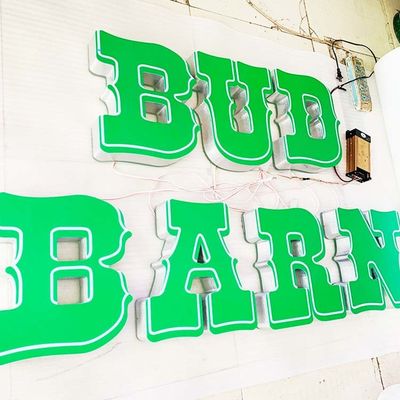 ODM Led 3d Alüminyum Harfler 10cm Akrilik Alfabe Işık Kutusu