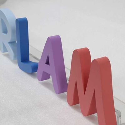 Güzellik Salonu Açık 3D Harf Işareti Reklam Lazer Kesim Metal Logo 3cm Kalınlık