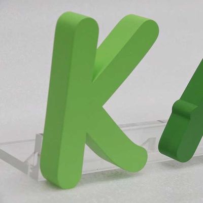 Güzellik Salonu Açık 3D Harf Işareti Reklam Lazer Kesim Metal Logo 3cm Kalınlık