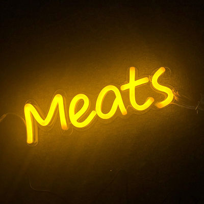 Ev CE ROHS için Özel Restoran Led Neon Burcu 22 Renk