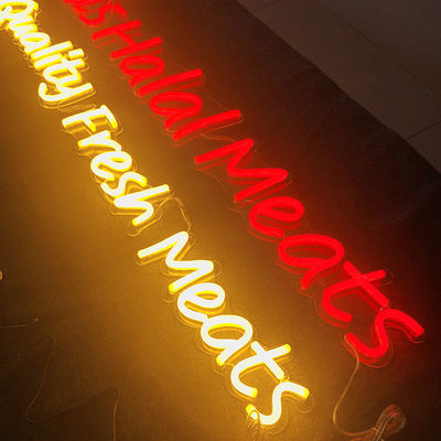 Ev CE ROHS için Özel Restoran Led Neon Burcu 22 Renk