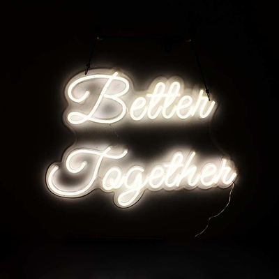 Beyaz Renkli LED Neon Tabela Birlikte Daha İyi 12VDC