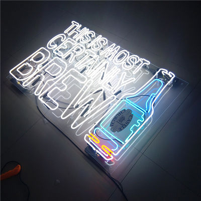 Cam Tüpler Led Esnek Neon Şerit Neon Light Up Sign CE