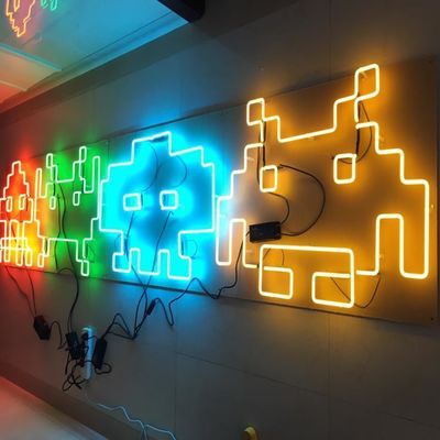 Cam Tüpler Led Esnek Neon Şerit Neon Light Up Sign CE