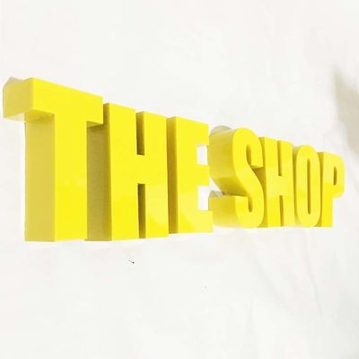 Altın Fırça Paslanmaz Çelik Metal Harf İşareti Devlet Daireleri İçin 10cm Derinlik