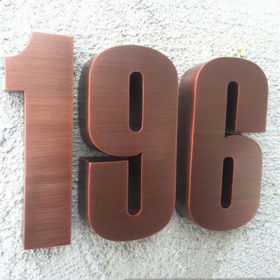 Çelik Ev Vintage Metal Harfler Ve Sayılar İşaretler Anti Asit UL