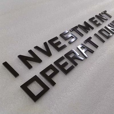 Reklam 3d Metal Özel Alüminyum İşaret Harfleri Anti Pas