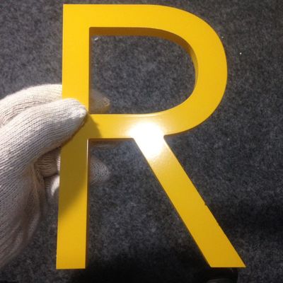 15mm 3d Kristal Akrilik Harf Işareti UV Baskılı Logo Toksik Olmayan