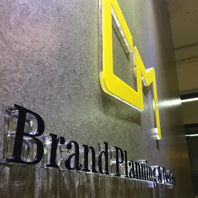 15mm 3d Kristal Akrilik Harf Işareti UV Baskılı Logo Toksik Olmayan