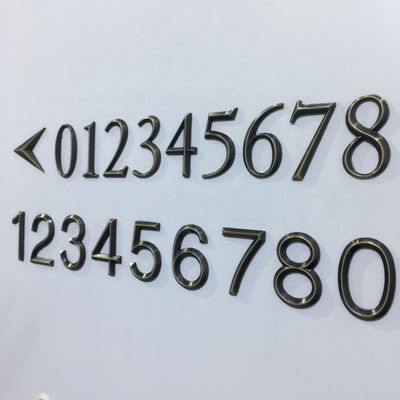 Işıklı Paslanmaz Çelik 304 Metal Adres İşaretleri Vidalı Montaj