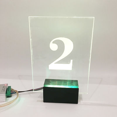 Ön Kapı Büyük RGB Led Ev Numarası Tabela Plaketi 50000 Saat