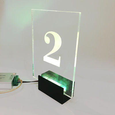 Ön Kapı Büyük RGB Led Ev Numarası Tabela Plaketi 50000 Saat