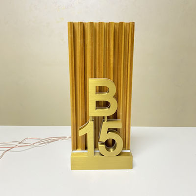 Apartman Ofisleri İçin Led Arkadan Aydınlatmalı Işıklı Ev Numarası İşaretleri Highspan