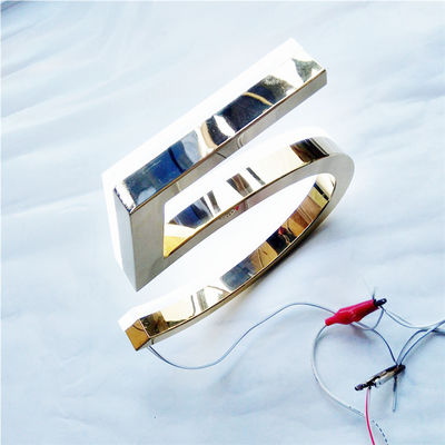 Yüksek Parlaklık Altın Fırça Ev Numarası İşareti Lazer Kesim CE RoHS