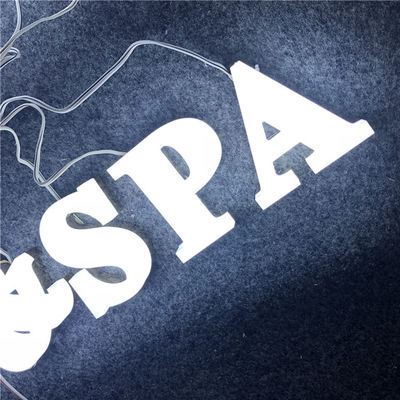 12mm Akrilik Şirket Logosu Duvar İşareti Alüminyum Kanal Harfleri Anti Pas