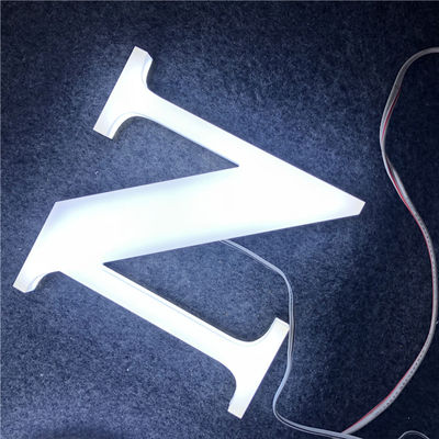 12mm Akrilik Şirket Logosu Duvar İşareti Alüminyum Kanal Harfleri Anti Pas