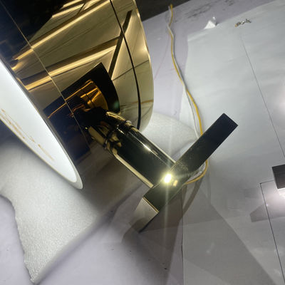 Yuvarlak Aydınlık Akrilik Işık Kutusu Tabela Mağazası Anti Pas Anti Septik Kullanın