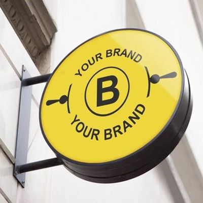 50-200mm Kalınlık Özel Işık Kutusu Tabela Bayrağı Montajı OEM ODM