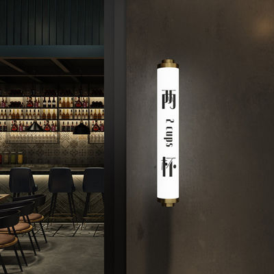 CE ROHS Duvara Monte Işık Kutusu Tabela Led Bira Barı Shopfront Tabela