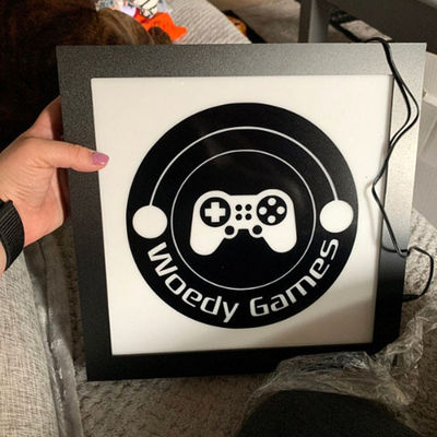 CE ROHS Duvara Monte Işık Kutusu Tabela Led Bira Barı Shopfront Tabela