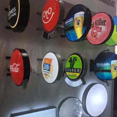 Açık 12V LED İş Restoran Tabela Siyah Boyama Çift Taraflı