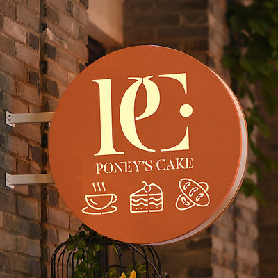 UL Yuvarlak Işık Kutusu İşareti Mağaza Dekoru Bıçak İşareti