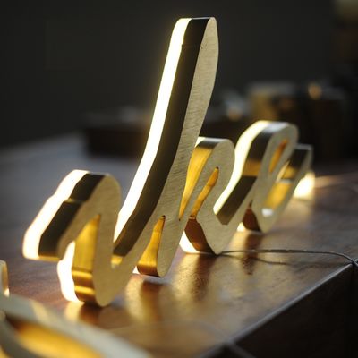 Metal 3d Işıklı Vitrin Tabelası 5-20cm Kalınlık