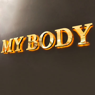 Metal 3d Işıklı Vitrin Tabelası 5-20cm Kalınlık