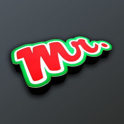 Işıklı Dükkan Önü Restoran Tabela Şirket Logosu Su Geçirmez IP67