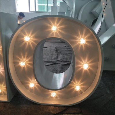 LED Büyük Seçim Çerçevesi Harf İşareti Alüminyum Metal Çerçeve Harfleri UL