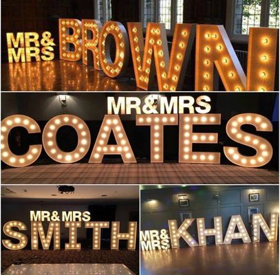 HIGHSPAN Vintage Marquee Harf Işareti Ampuller ile 4ft