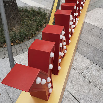 Açık Işıklı Dev Kayan Yazılı Harfler Işıklar Galvanik